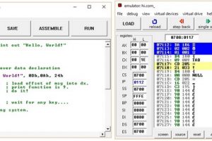 emu 8086 assembler free download